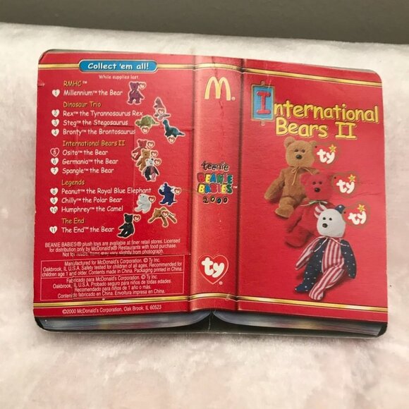 Collectors RETIRED RARE OSITO The BEAR 1999 2000 BEANIE BABIES International - Picture 2 of 9